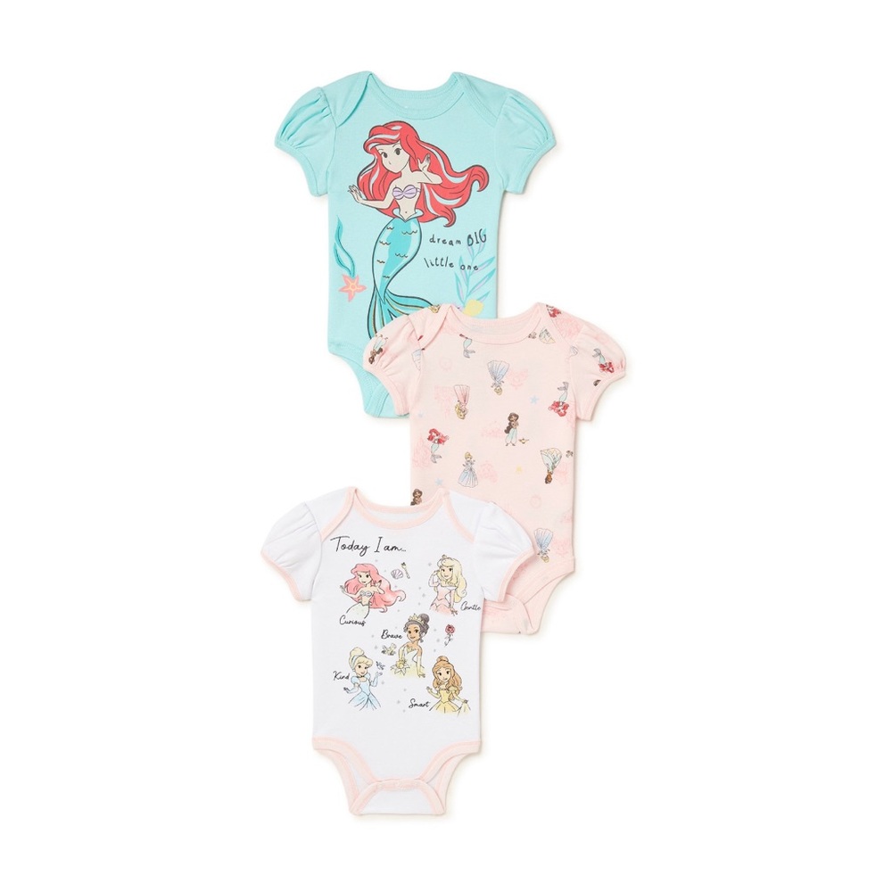 Disney onesies 3 pack